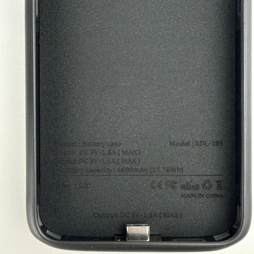 New 4800mAh Rechargeable Black Battery Case for Samsung Galaxy S20